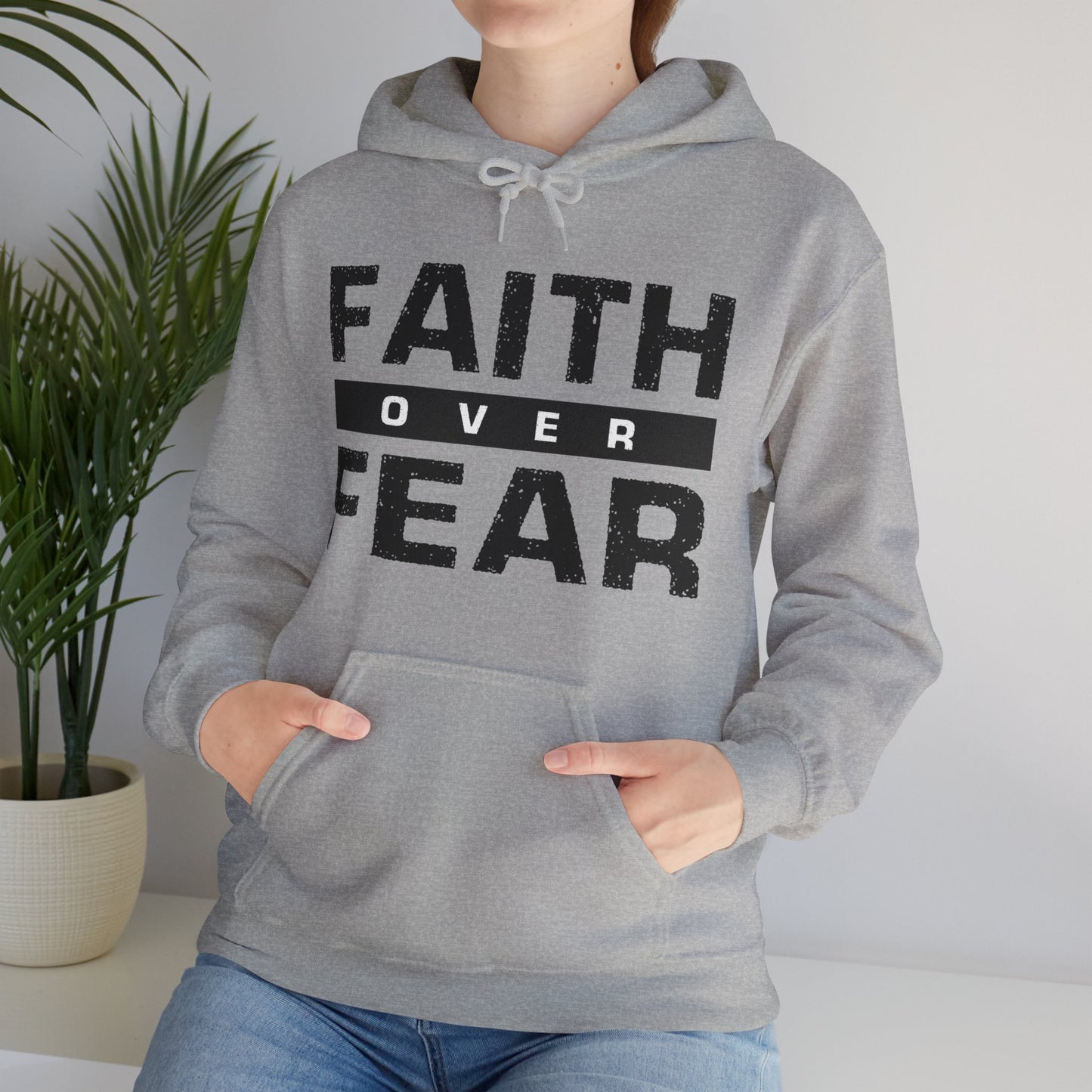 Faith Over Fear - Unisex Heavy Blend™ Hooded Sweatshirt
