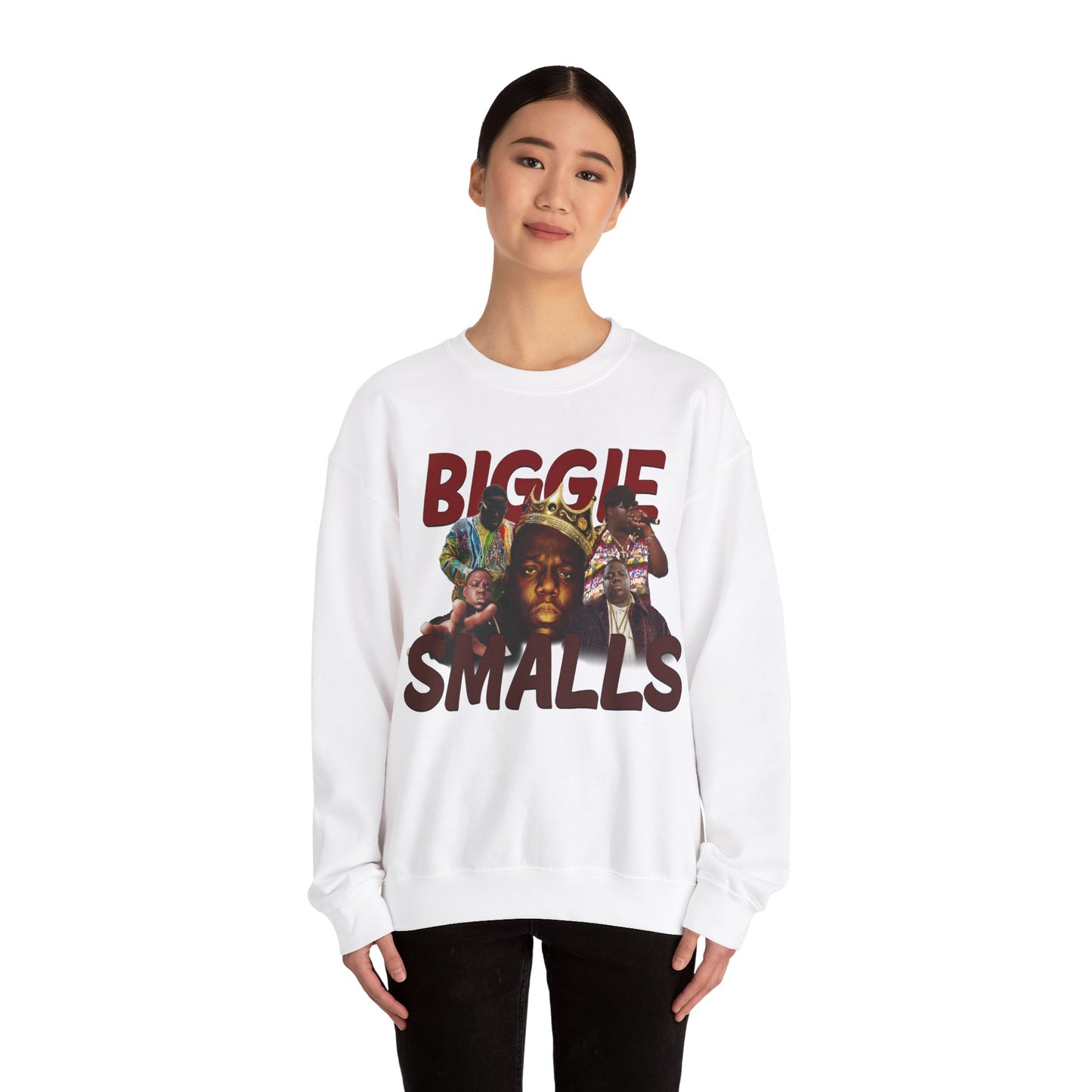 Biggie Smalls Custom Unisex Heavy Blend™ Crewneck Sweatshirt
