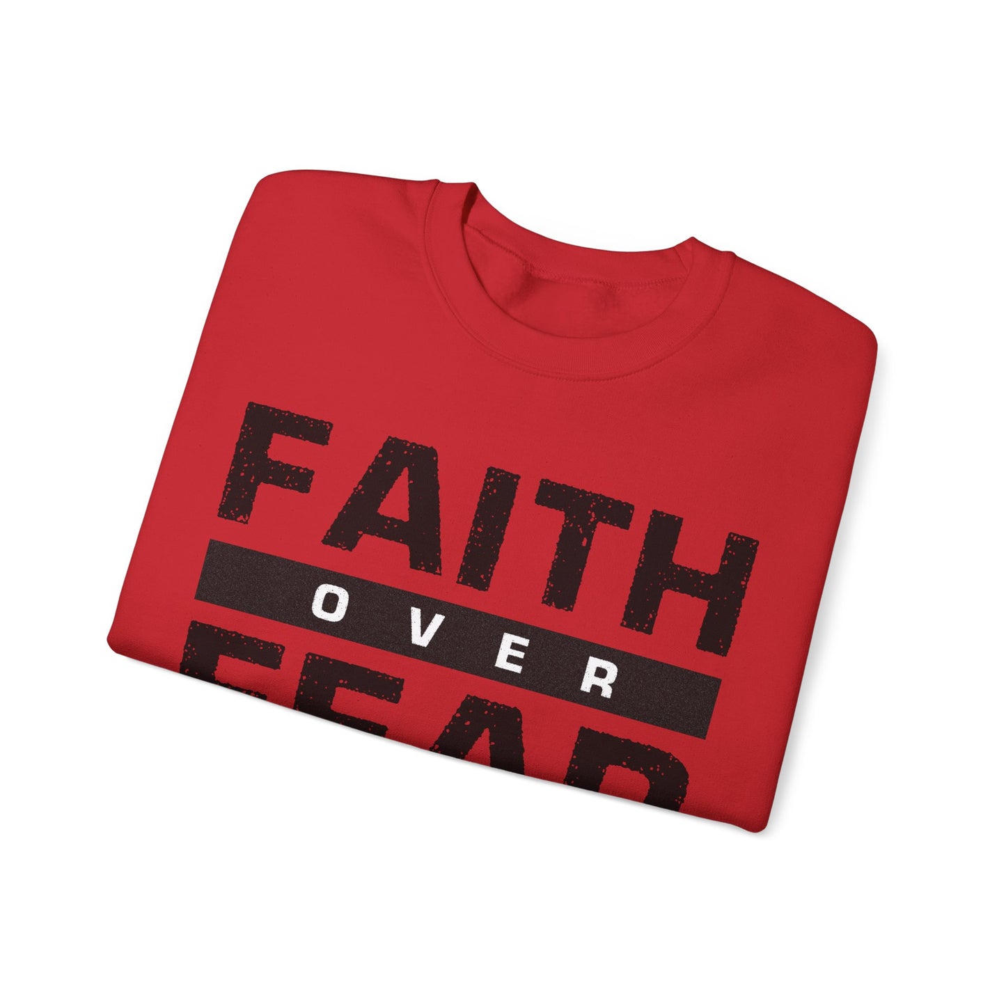 Faith Over Fear - Unisex Heavy Blend™ Crewneck Sweatshirt