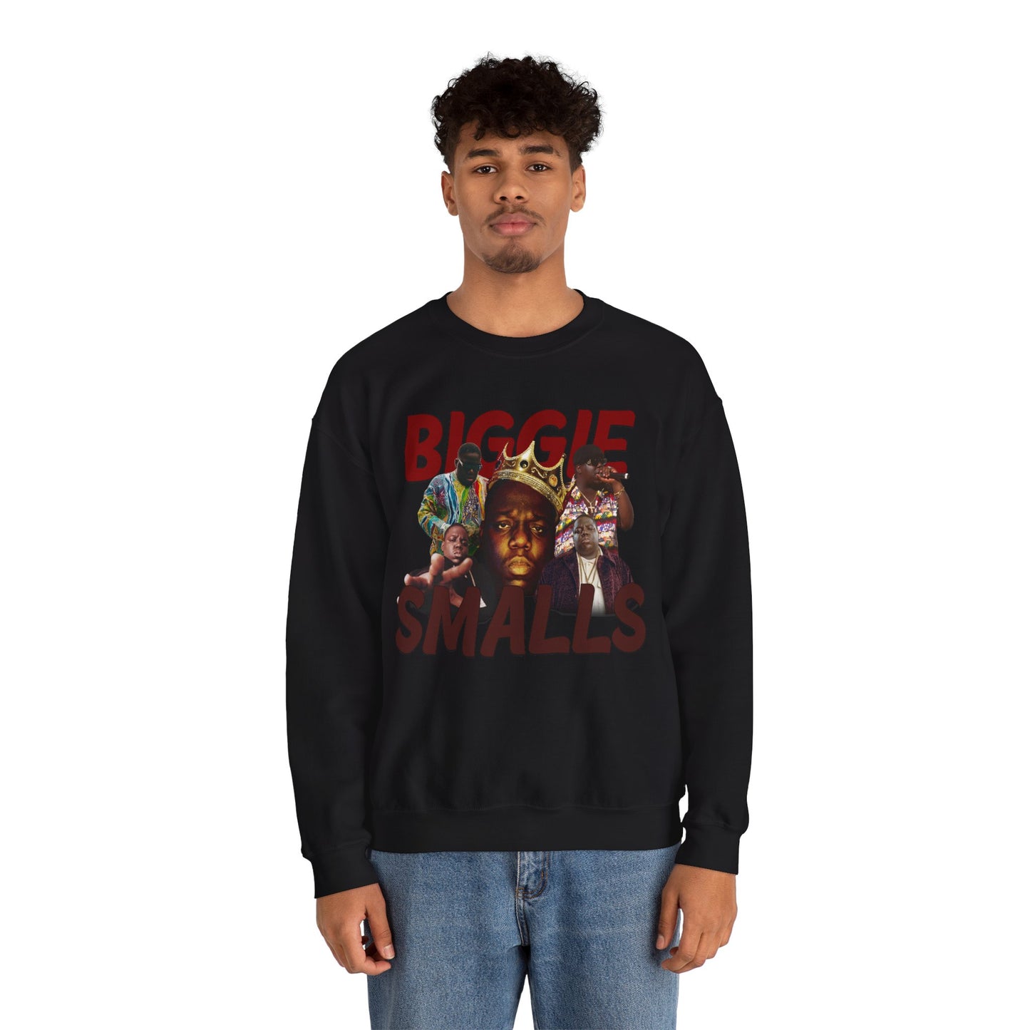 Biggie Smalls Custom Unisex Heavy Blend™ Crewneck Sweatshirt