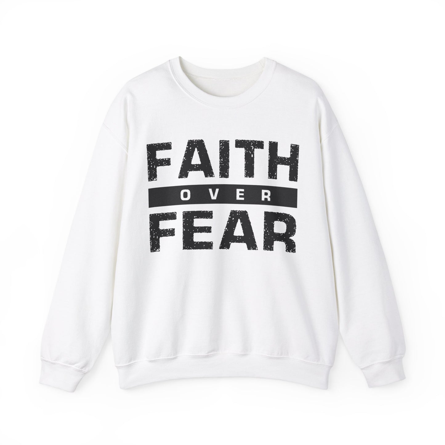 Faith Over Fear - Unisex Heavy Blend™ Crewneck Sweatshirt