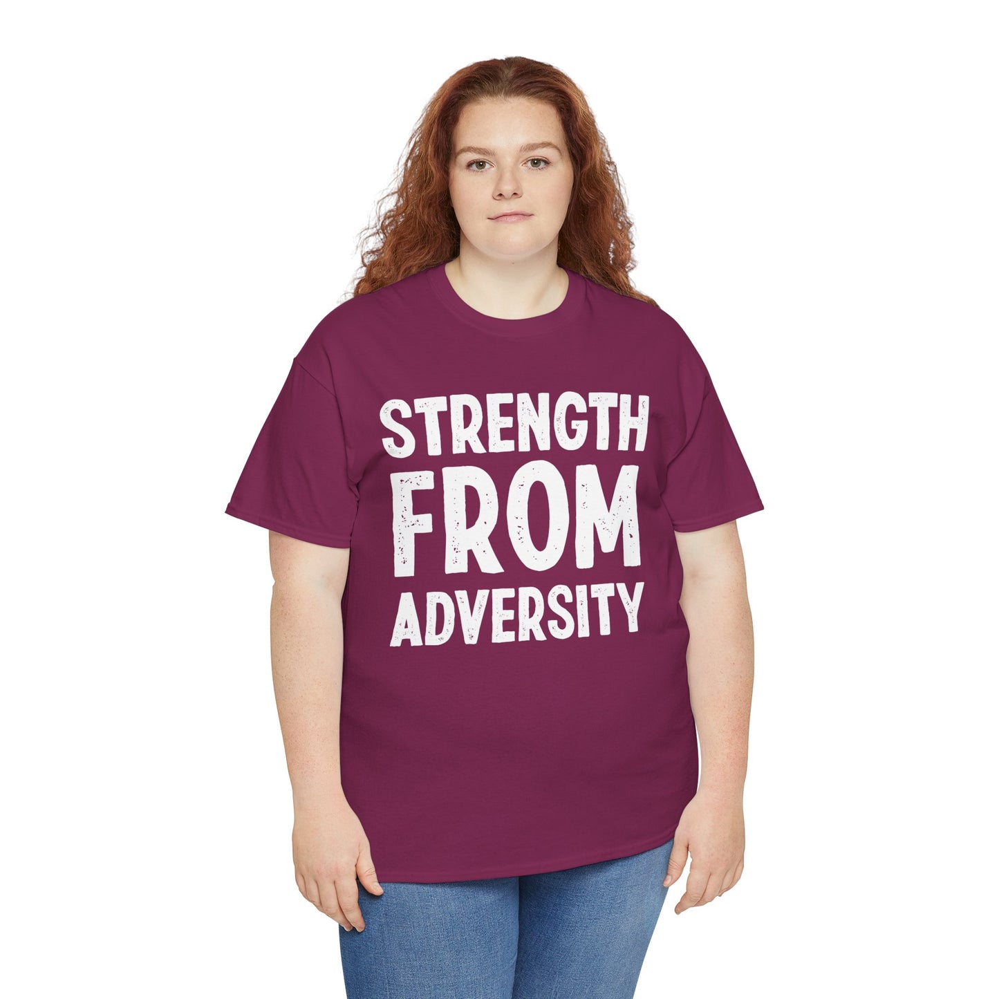 Strength From Adversity Unisex Heavy Cotton Tee