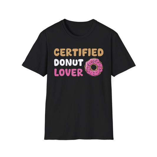 Certified Donut Lover Graphic Tee