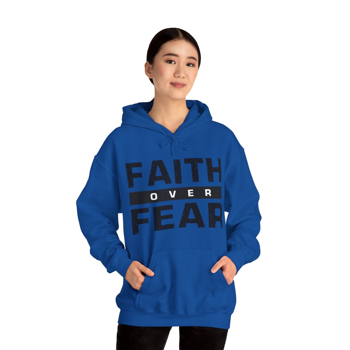 Faith Over Fear - Unisex Heavy Blend™ Hooded Sweatshirt