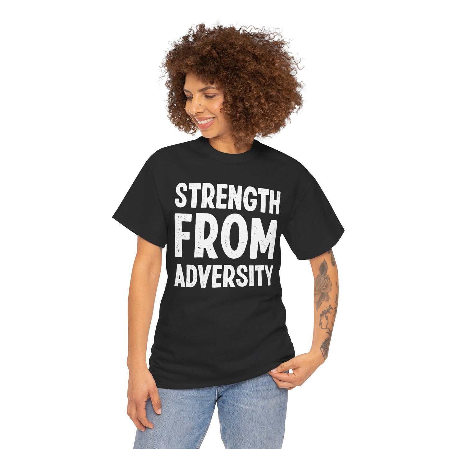 Strength From Adversity Unisex Heavy Cotton Tee
