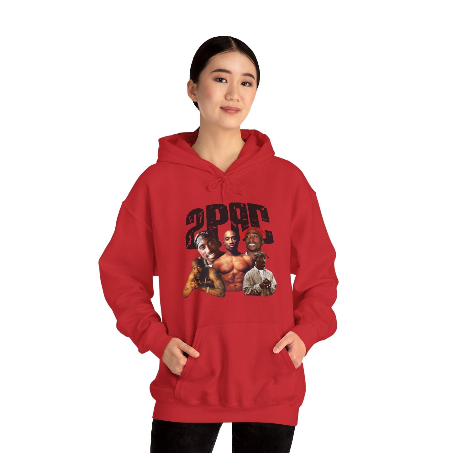 90's Vintage 2pac - Unisex Heavy Blend™ Hooded Sweatshirt