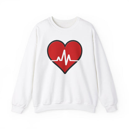 Heart Pulse - Unisex Heavy Blend™ Crewneck Sweatshirt