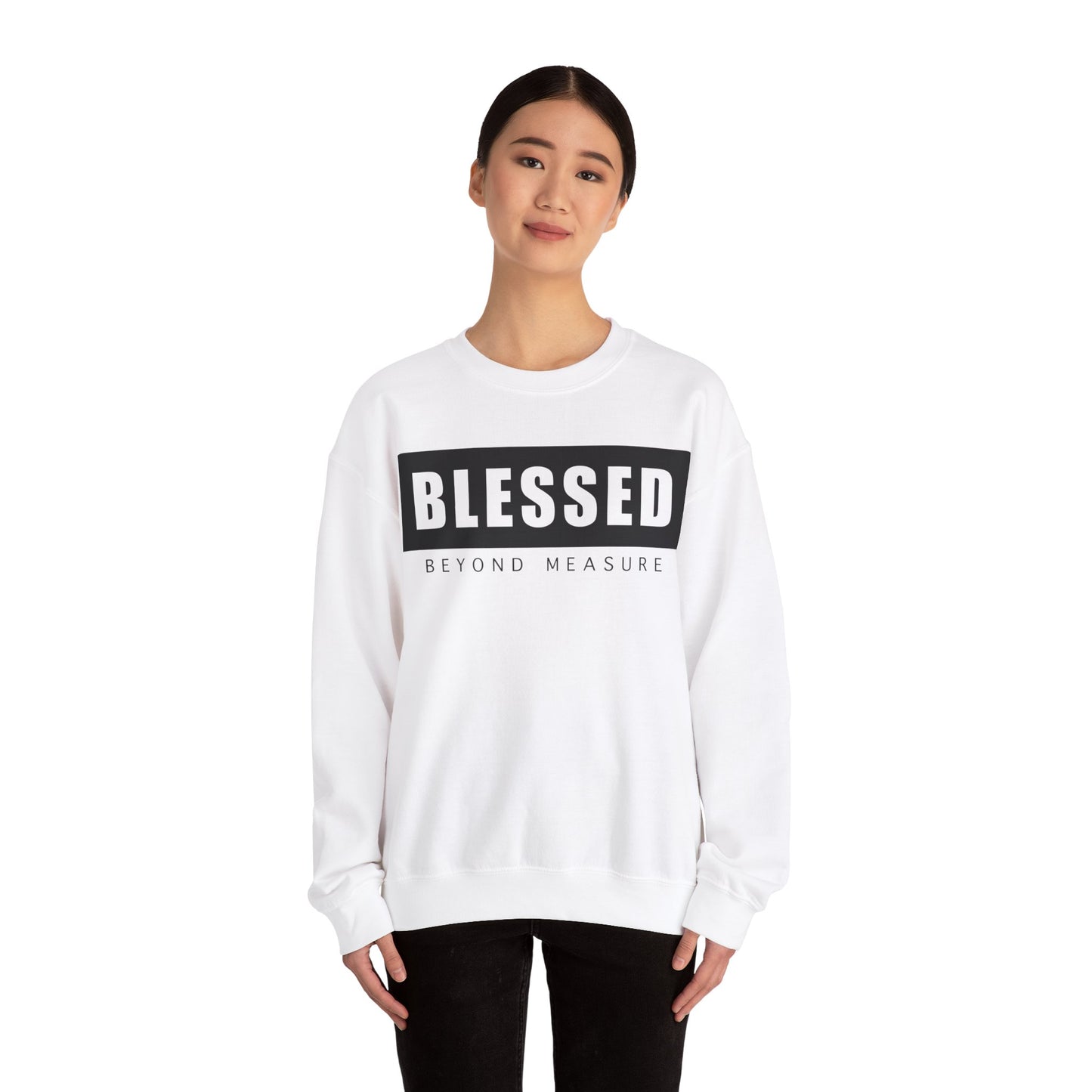 Blessed Beyond Measure - Unisex Heavy Blend™ Crewneck Sweatshirt