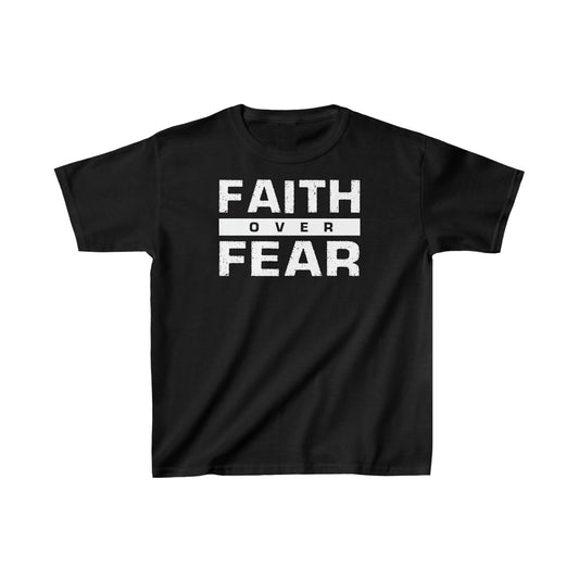 Faith Over Fear - Kids Heavy Cotton™ Tee