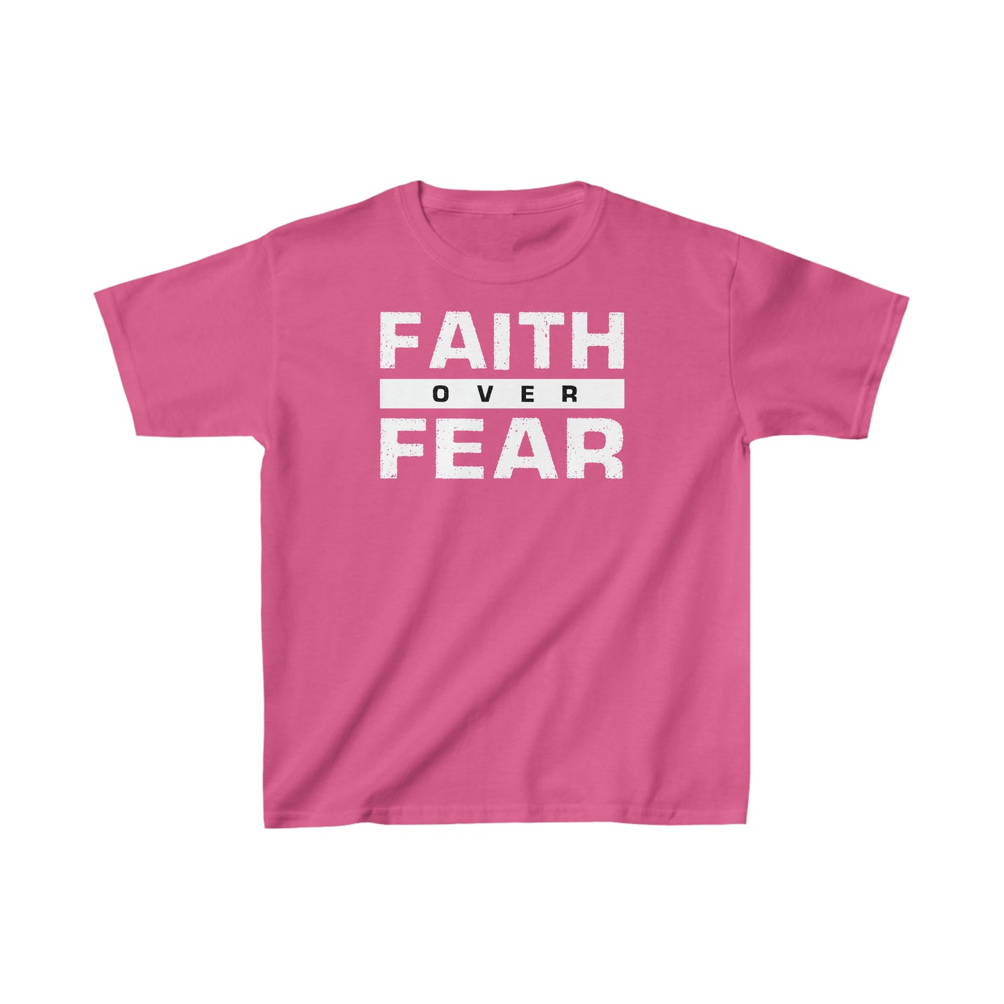 Faith Over Fear - Kids Heavy Cotton™ Tee