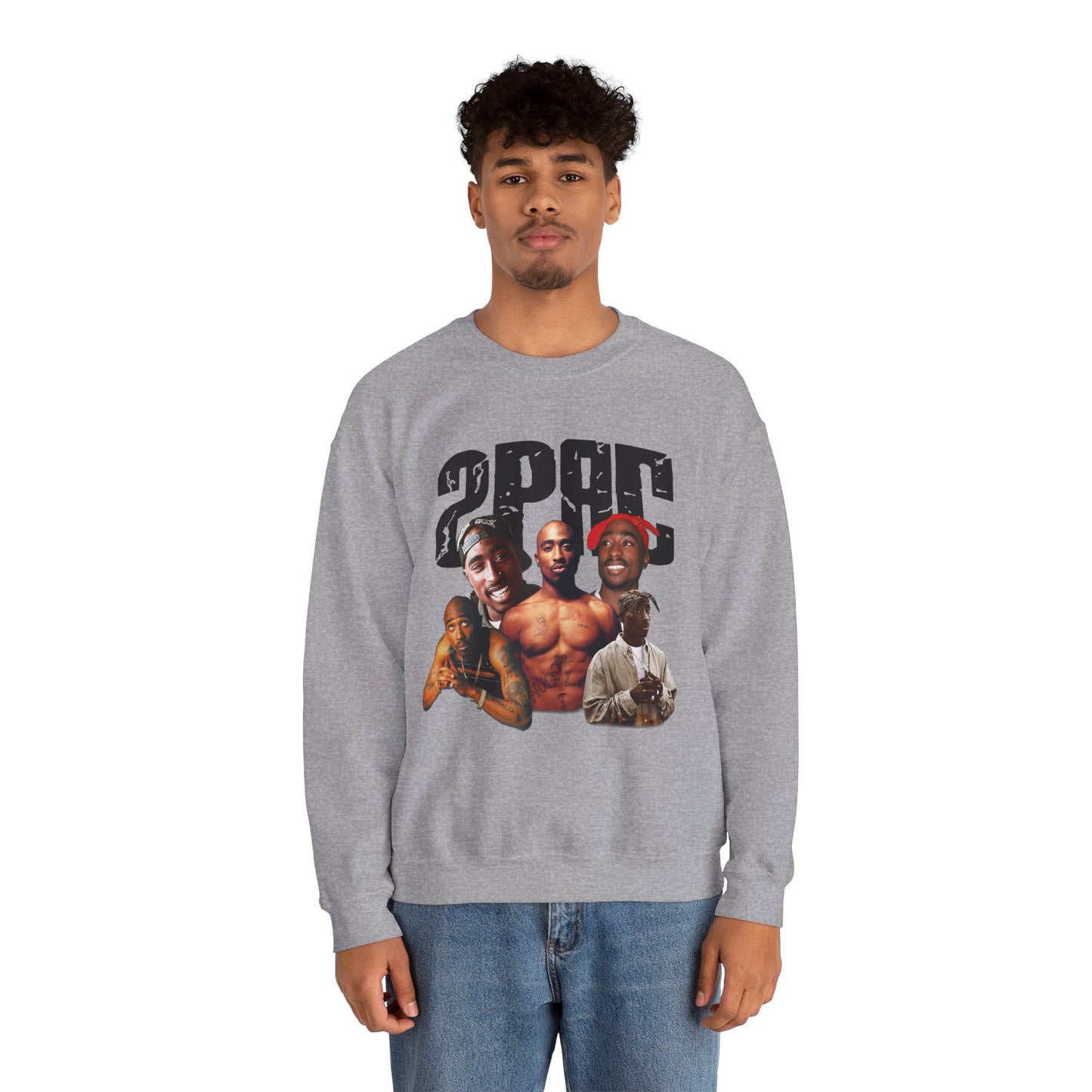 Vintage 2Pac - Unisex Heavy Blend™ Crewneck Sweatshirt