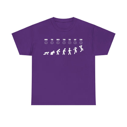 Humorous Evolution Stick Figure - Unisex Graphic Tee