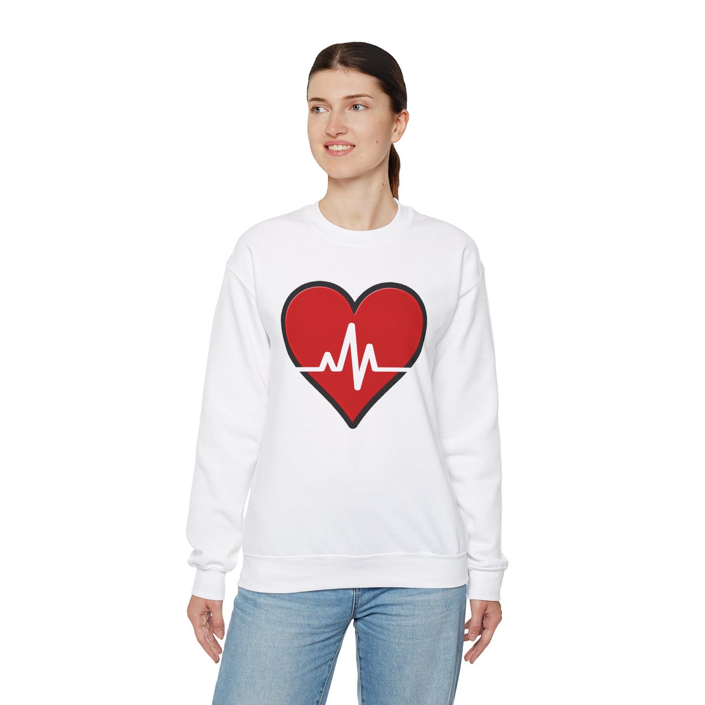 Heart Pulse - Unisex Heavy Blend™ Crewneck Sweatshirt