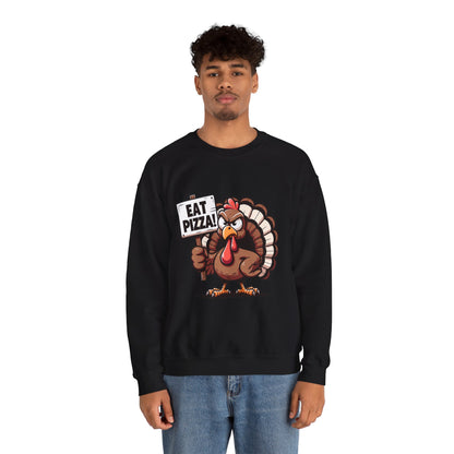 "Eat Pizza" Turkey -  Unisex Heavy Blend™ Crewneck Sweatshirt