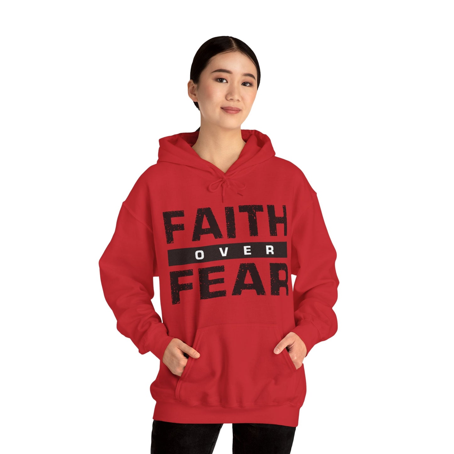 Faith Over Fear - Unisex Heavy Blend™ Hooded Sweatshirt