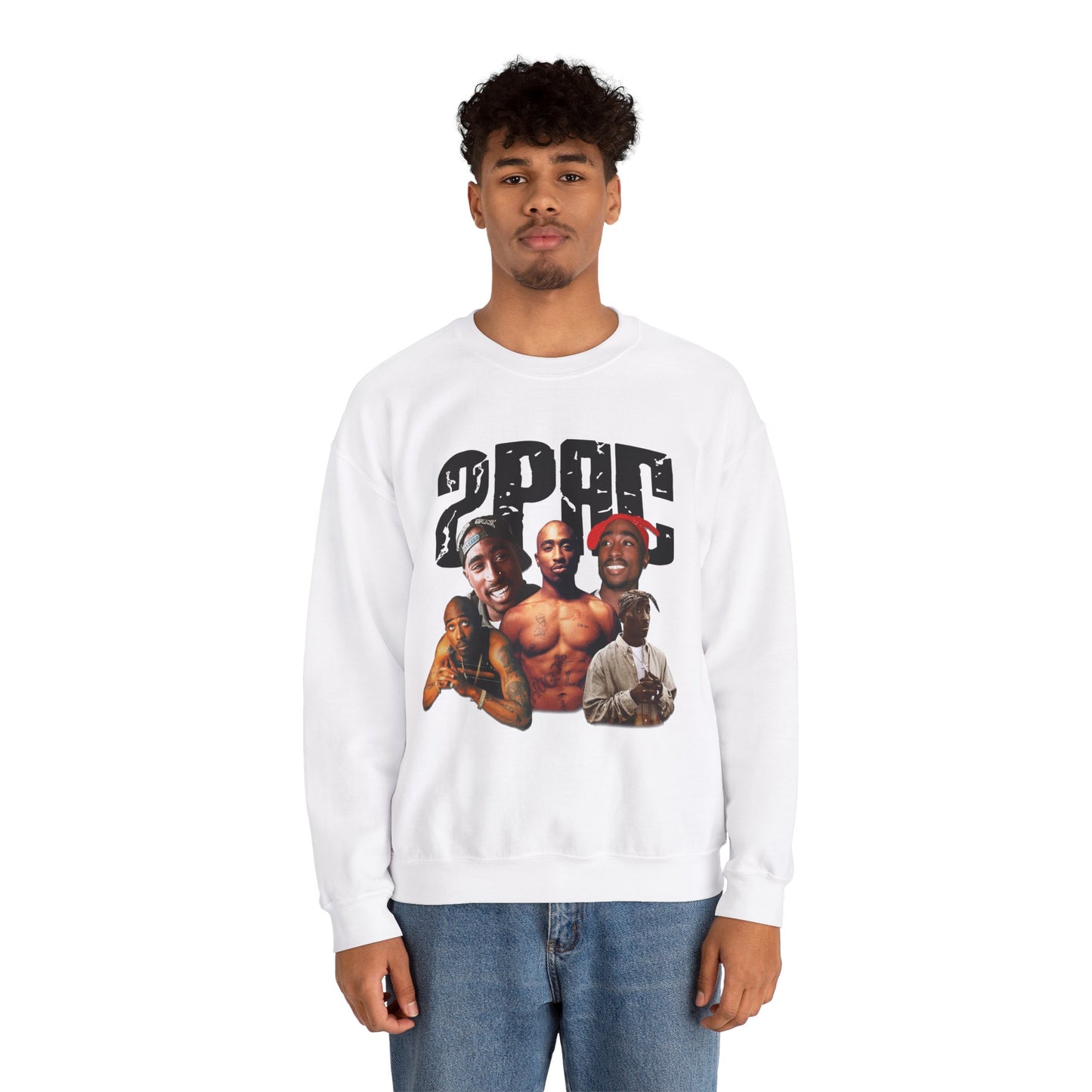 Vintage 2Pac - Unisex Heavy Blend™ Crewneck Sweatshirt