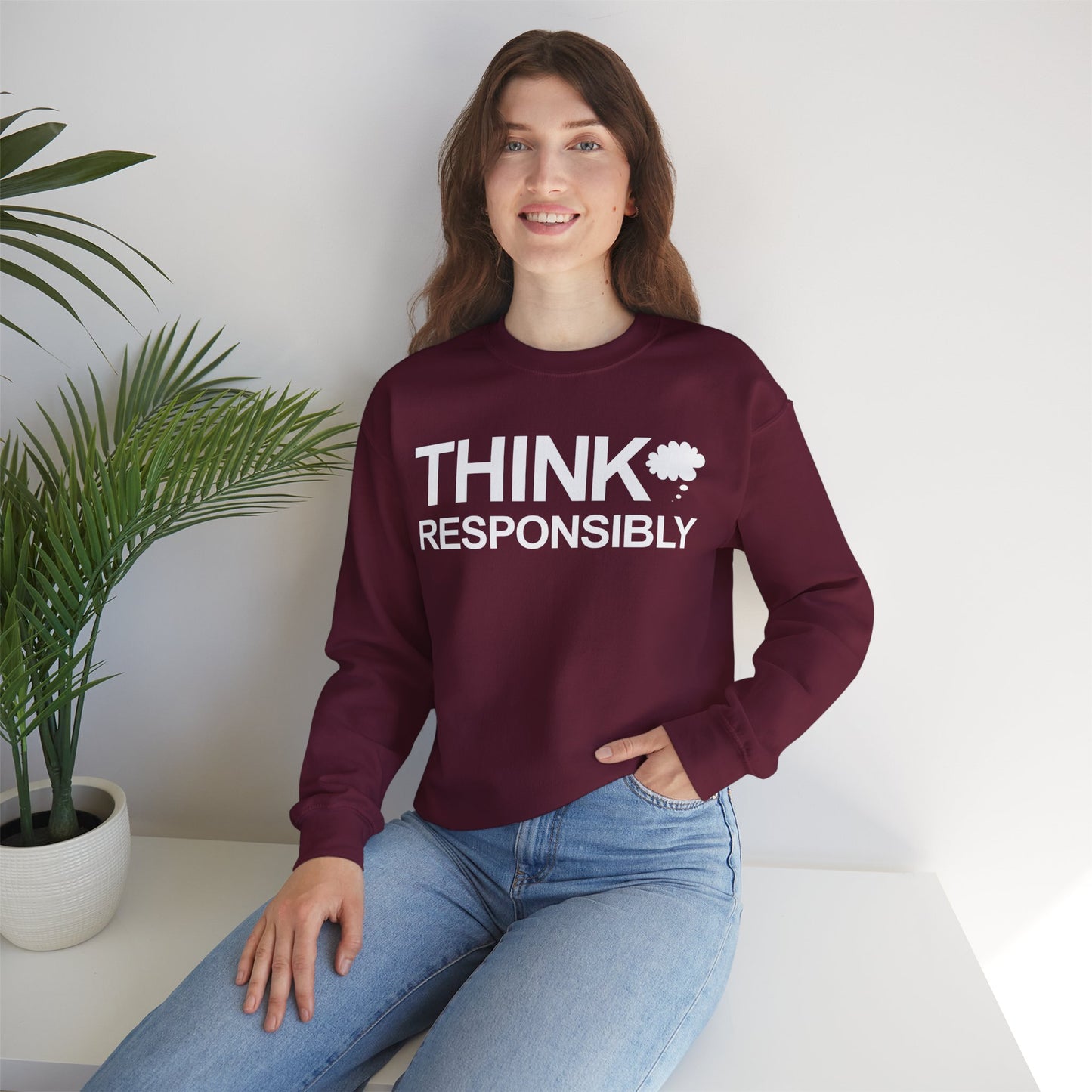 Think Responsibly - Crewneck Sweatshirt