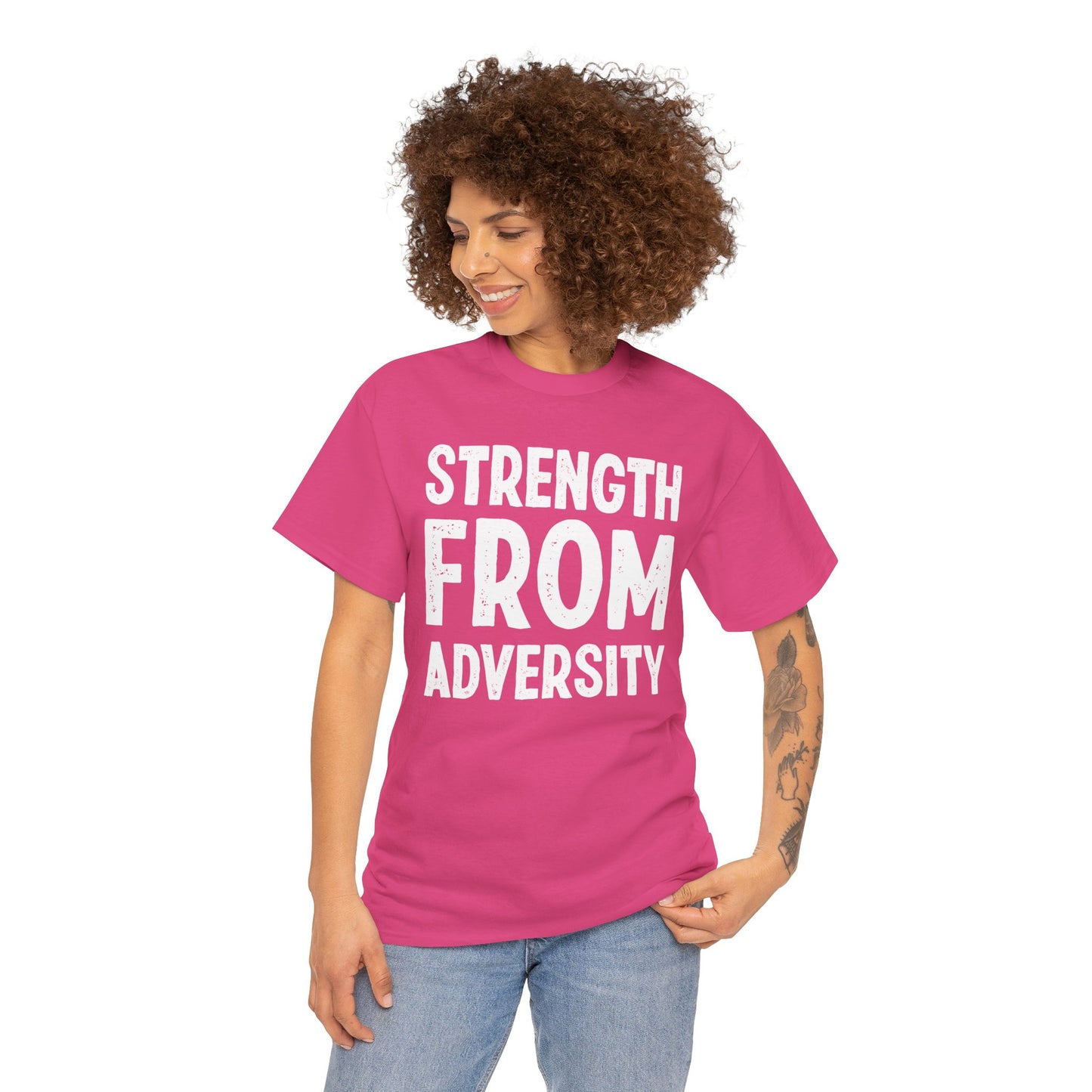 Strength From Adversity Unisex Heavy Cotton Tee