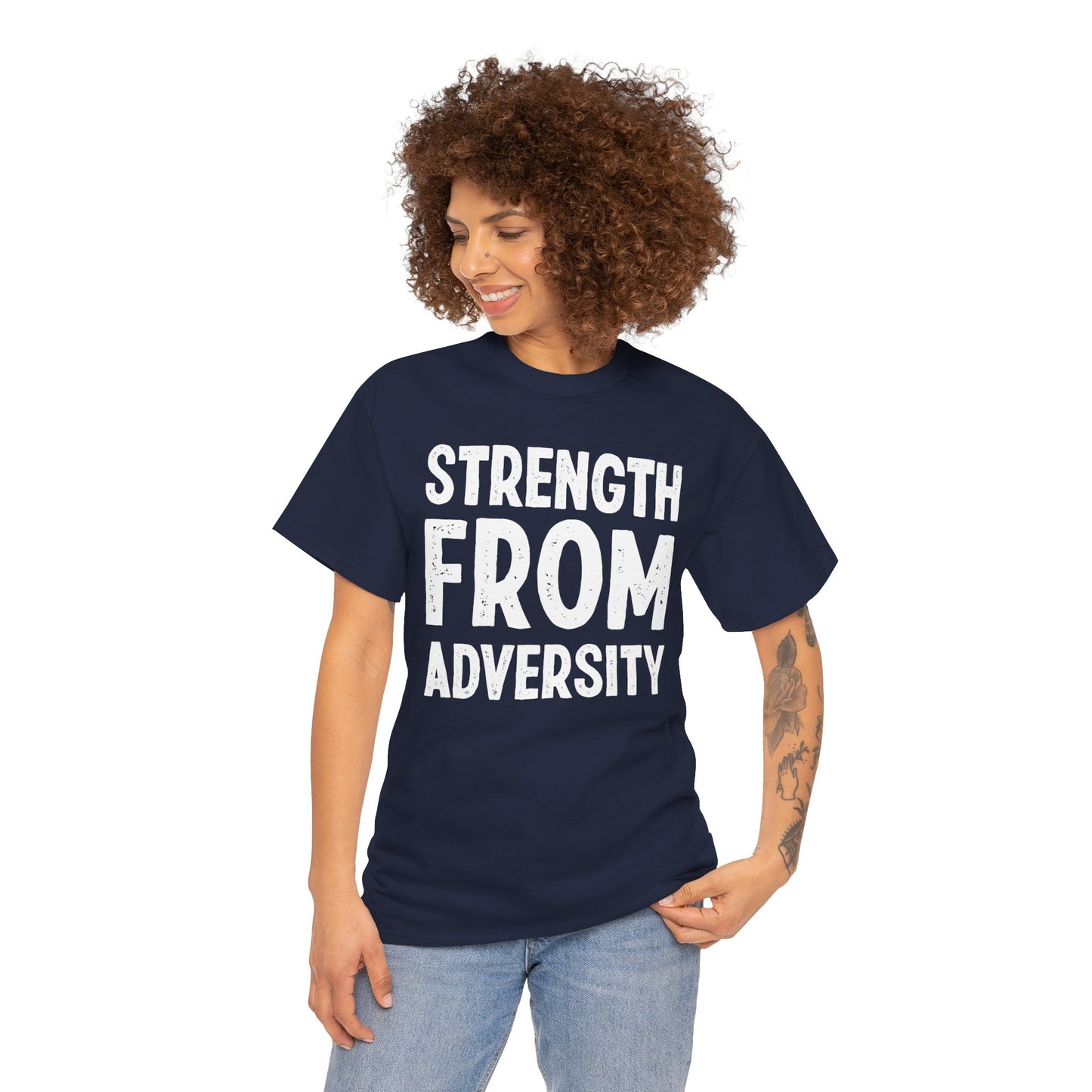 Strength From Adversity Unisex Heavy Cotton Tee
