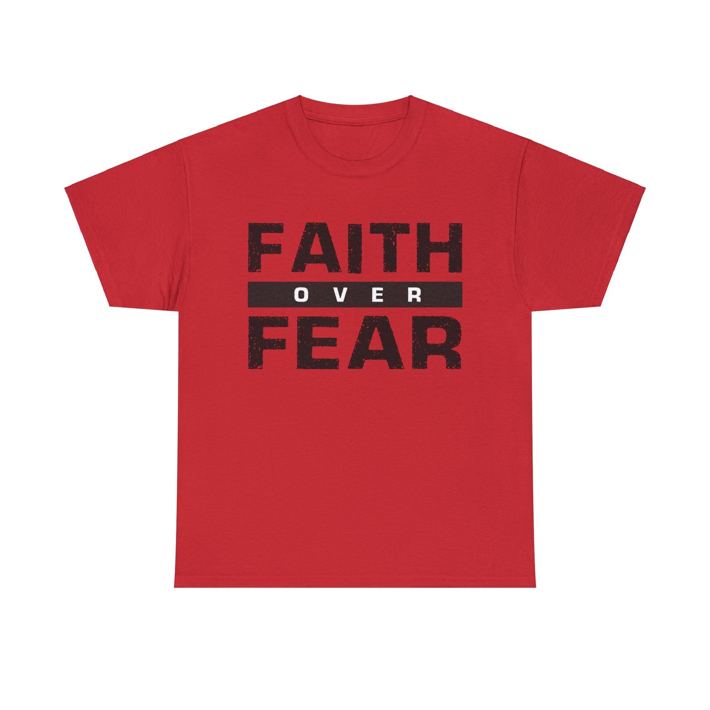Faith Over Fear - Unisex Heavy Cotton Tee