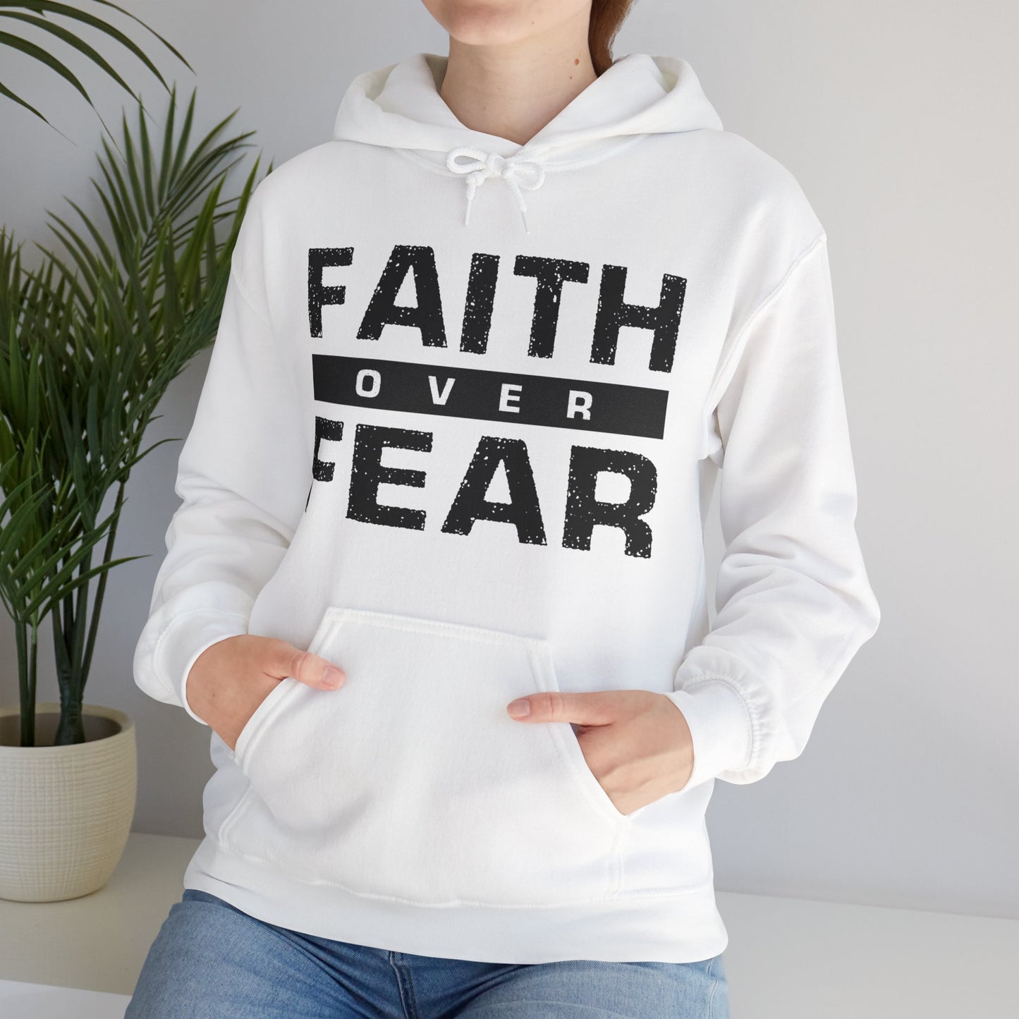 Faith Over Fear - Unisex Heavy Blend™ Hooded Sweatshirt