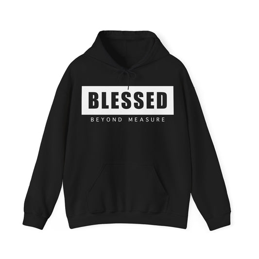 Blessed Beyond Measure (Black) - Unisex Heavy Blend™ Hooded Sweatshirt