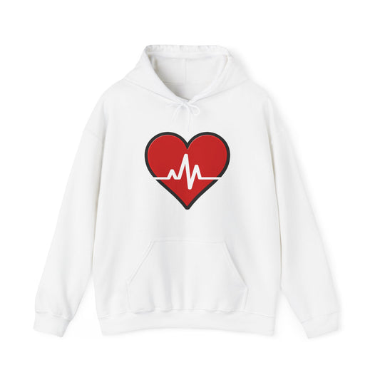 Heart Pulse - Unisex Heavy Blend™ Hooded Sweatshirt