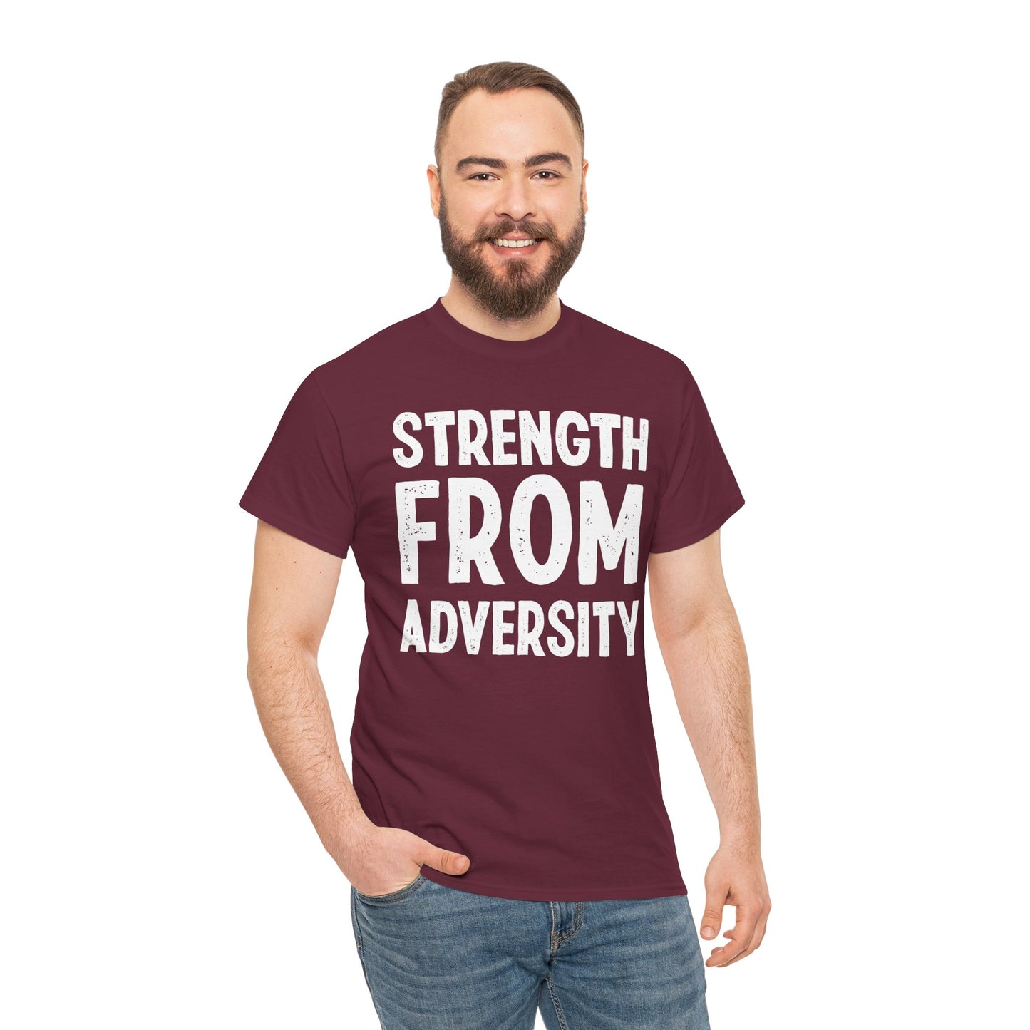 Strength From Adversity Unisex Heavy Cotton Tee