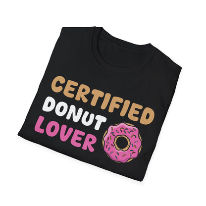 Certified Donut Lover Graphic Tee