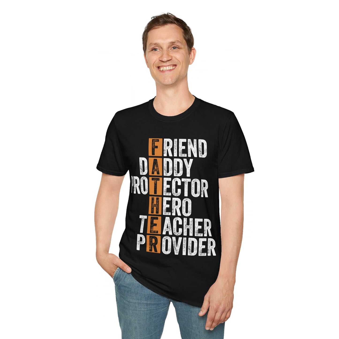 Dedicated Father - Unisex Softstyle T-Shirt