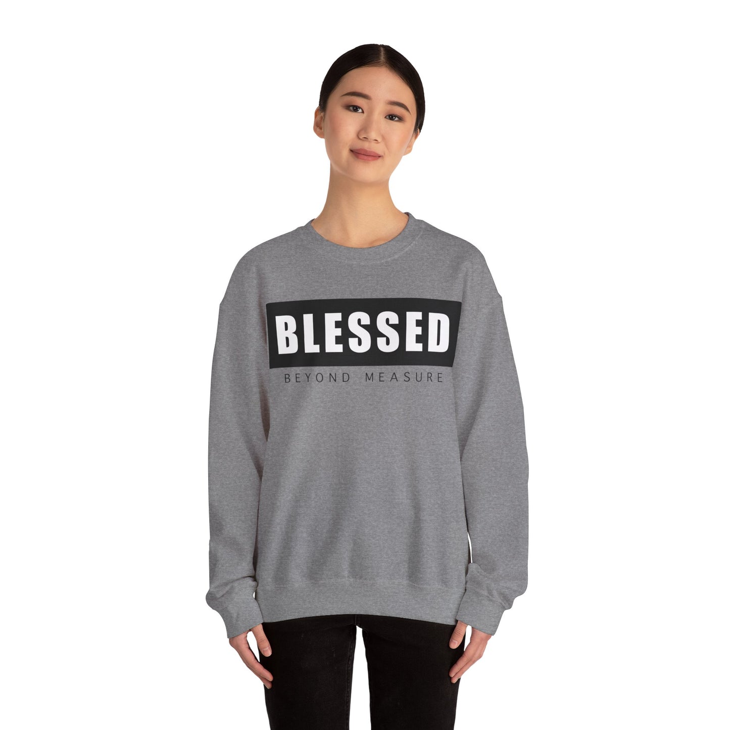 Blessed Beyond Measure - Unisex Heavy Blend™ Crewneck Sweatshirt