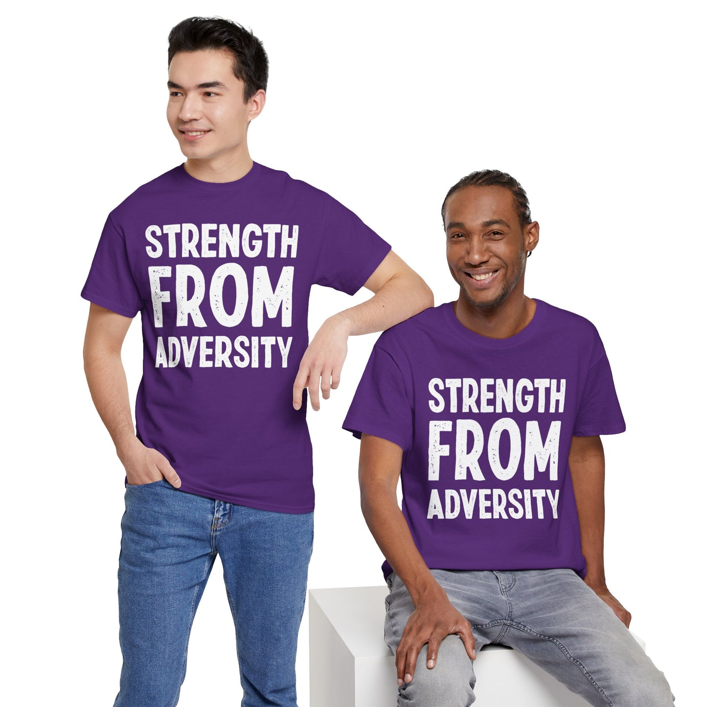 Strength From Adversity Unisex Heavy Cotton Tee
