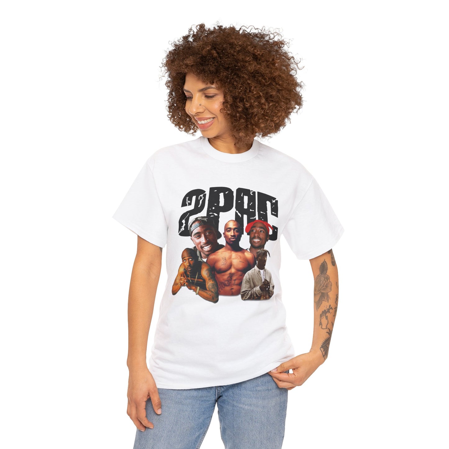 Vintage Graphic 90s Tshirt, 2Pac Photo Shirt