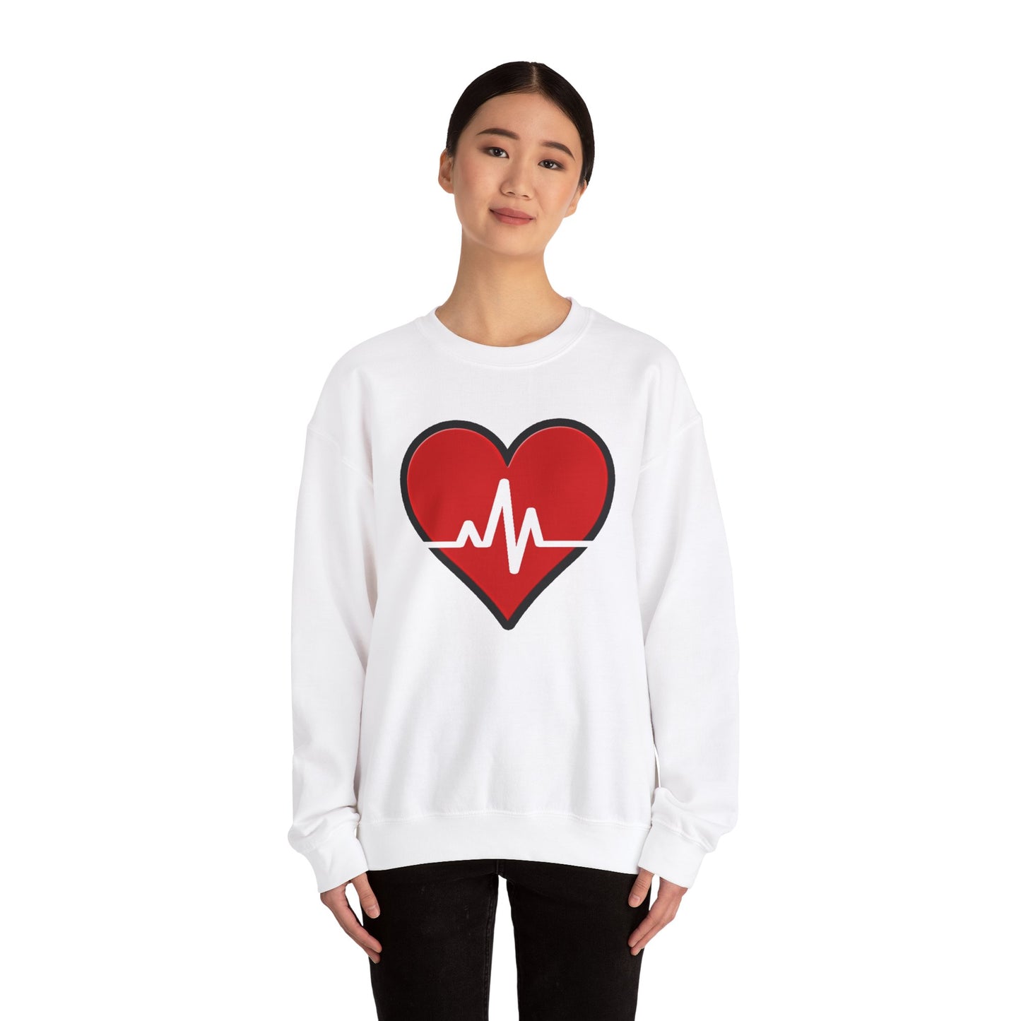 Heart Pulse - Unisex Heavy Blend™ Crewneck Sweatshirt