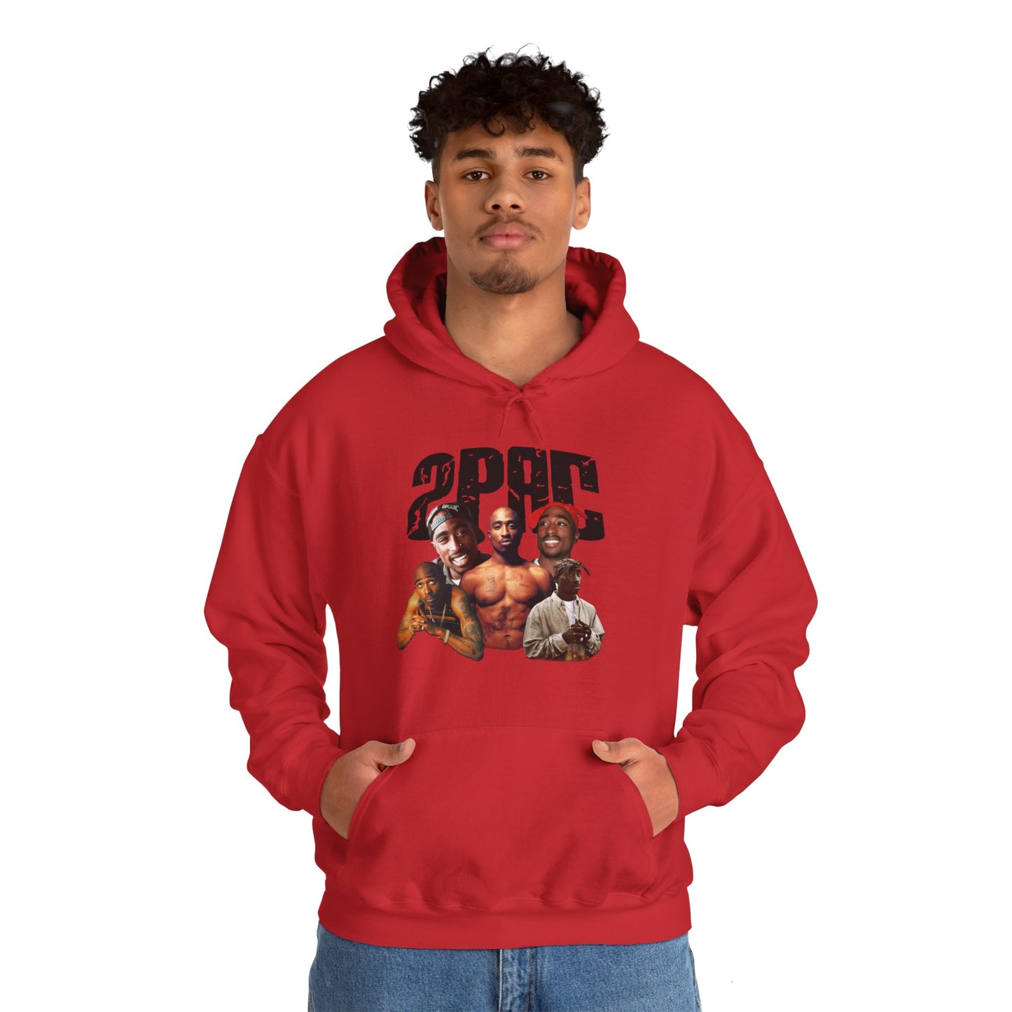 90's Vintage 2pac - Unisex Heavy Blend™ Hooded Sweatshirt