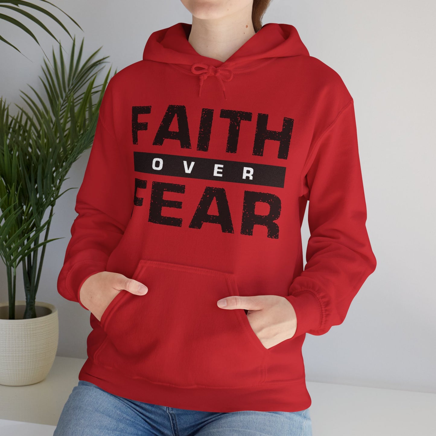 Faith Over Fear - Unisex Heavy Blend™ Hooded Sweatshirt