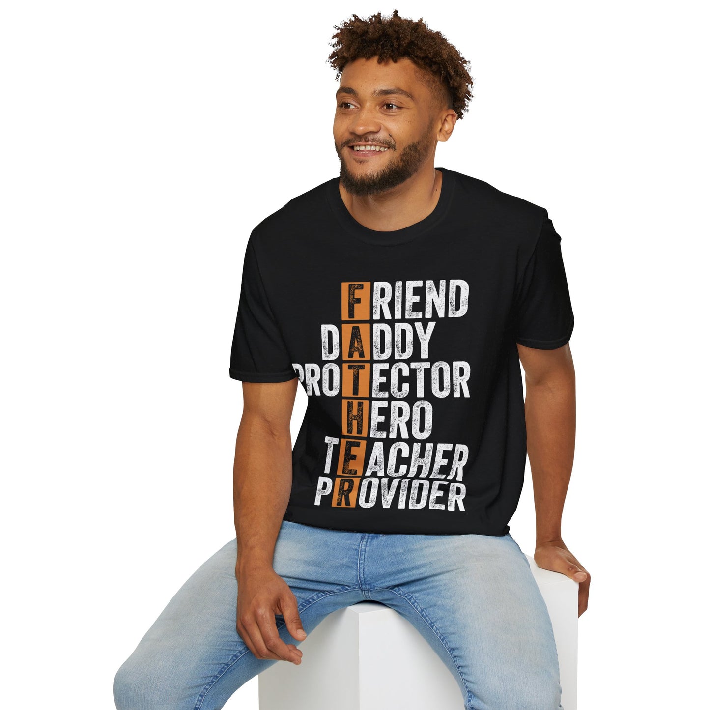 Dedicated Father - Unisex Softstyle T-Shirt