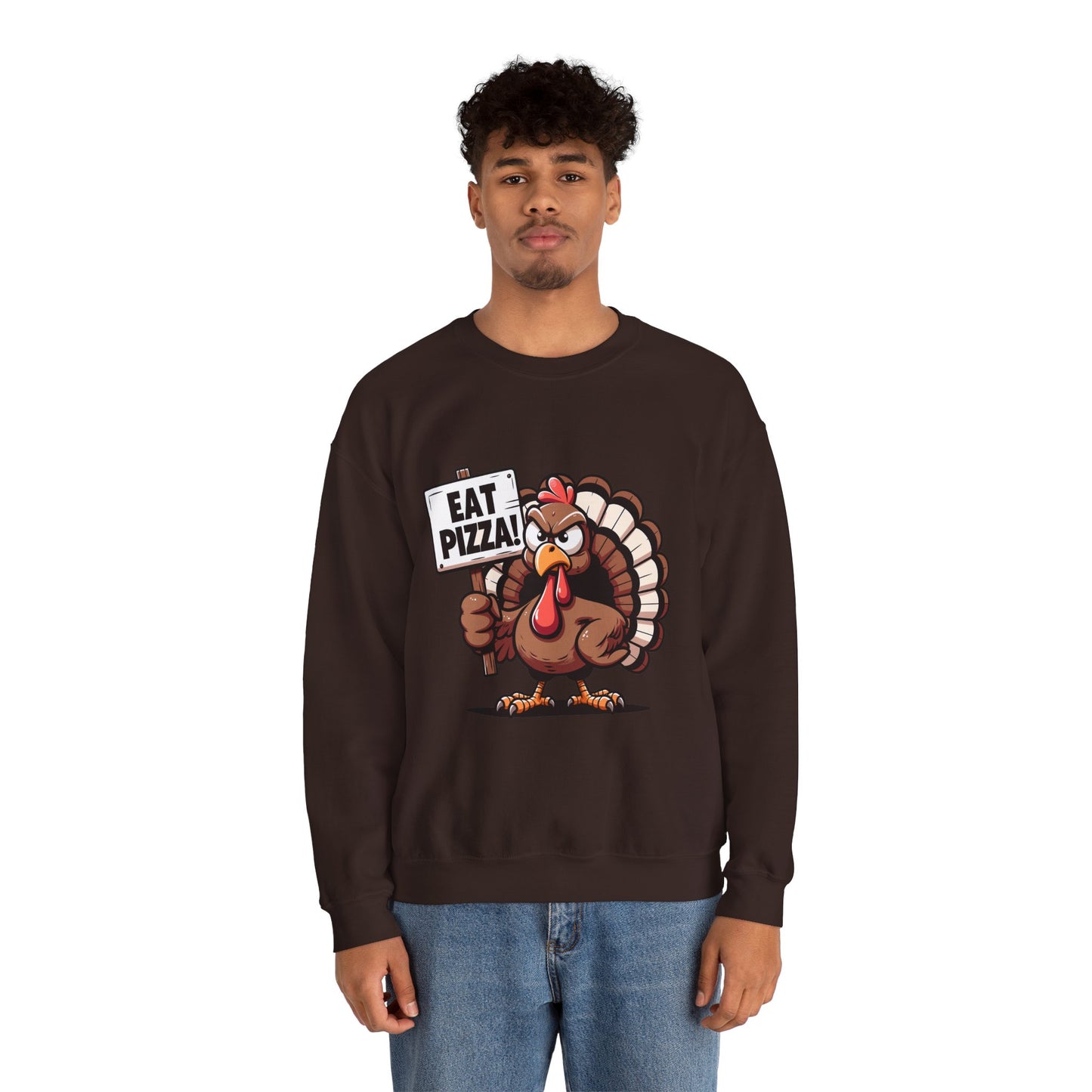 "Eat Pizza" Turkey -  Unisex Heavy Blend™ Crewneck Sweatshirt