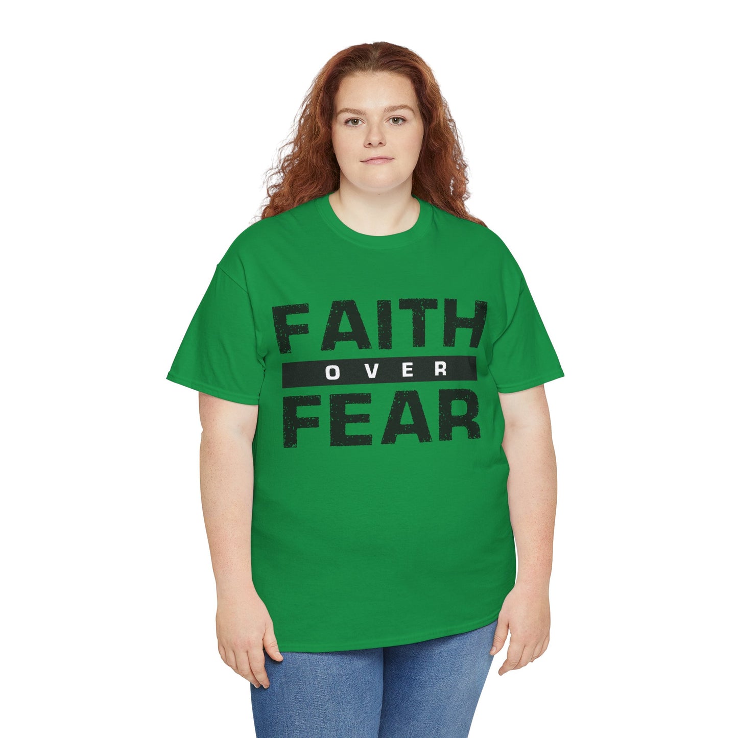 Faith Over Fear - Unisex Heavy Cotton Tee