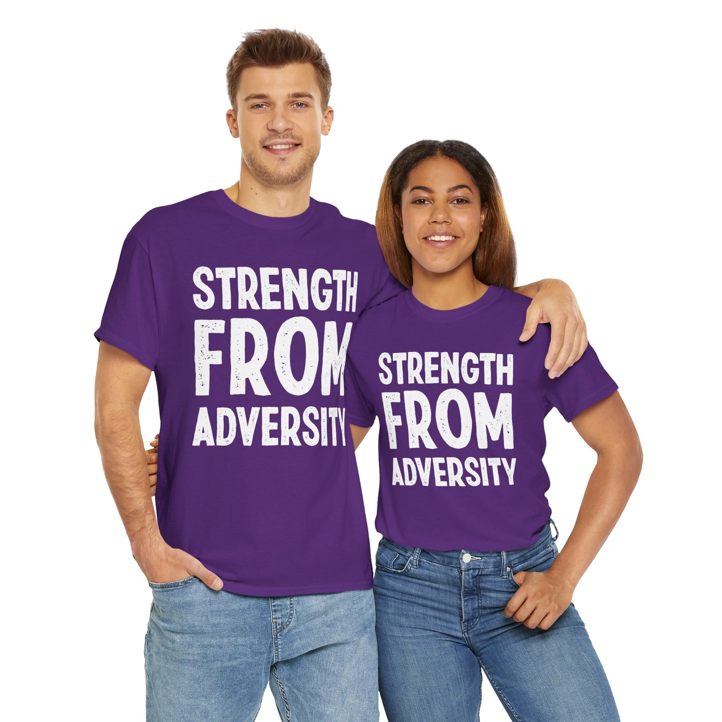 Strength From Adversity Unisex Heavy Cotton Tee