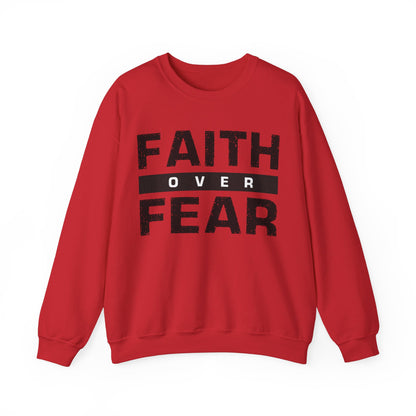 Faith Over Fear - Unisex Heavy Blend™ Crewneck Sweatshirt