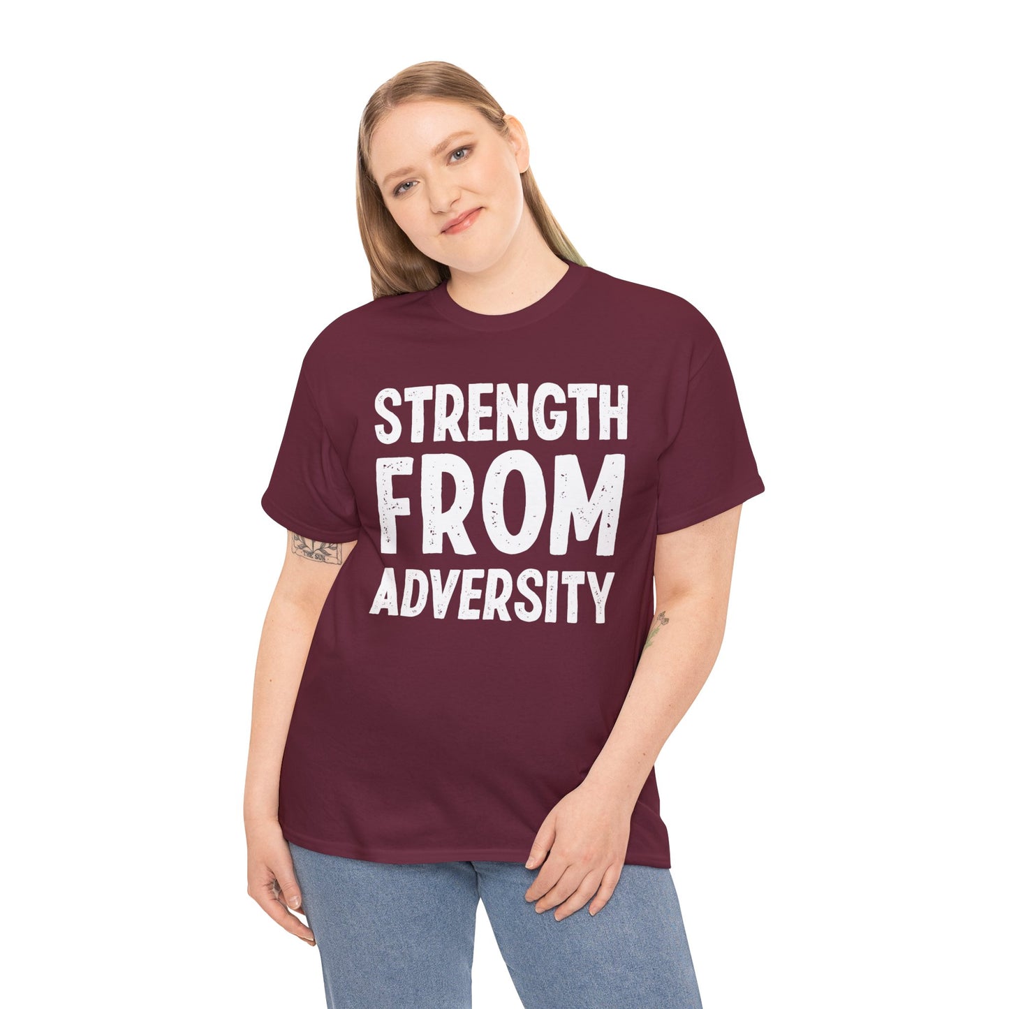 Strength From Adversity Unisex Heavy Cotton Tee