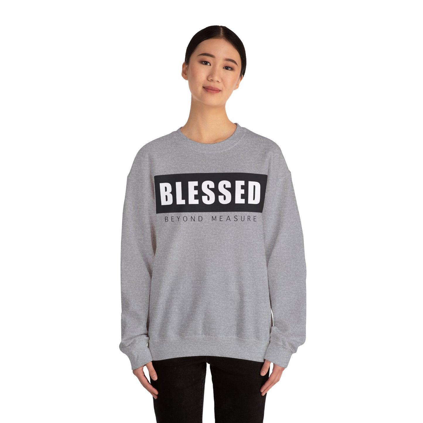 Blessed Beyond Measure - Unisex Heavy Blend™ Crewneck Sweatshirt