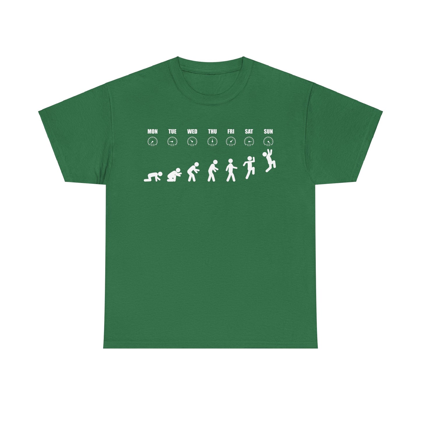 Humorous Evolution Stick Figure - Unisex Graphic Tee