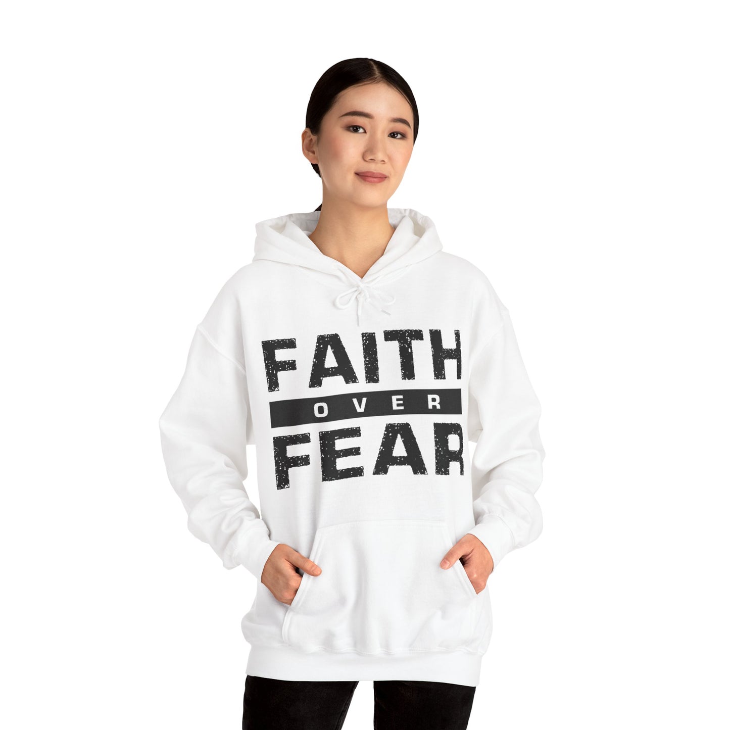 Faith Over Fear - Unisex Heavy Blend™ Hooded Sweatshirt